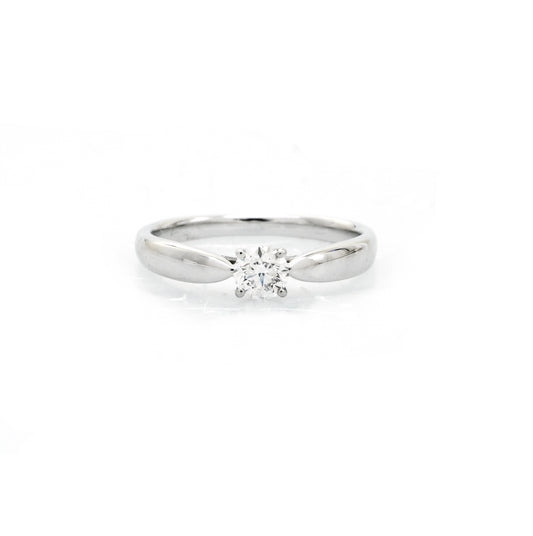 Tiffany & Co. Harmony Round Brilliant Engagement Ring In Platinum 0.22 Carat