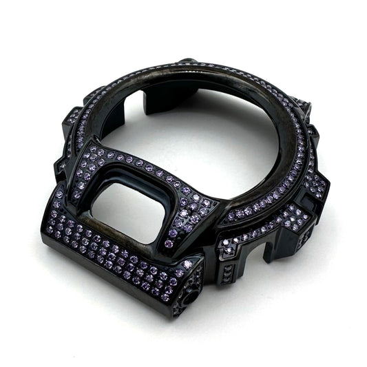 Replacement Casio G Shock Black Stainless Steel black bezel Zircon Dw6900