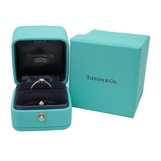 Tiffany & Co. Harmony Round Brilliant Engagement Ring In Platinum 0.22 Carat
