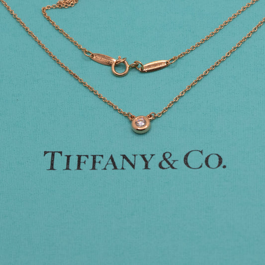 Tiffany & Co. 18K Rose Gold Elsa Peretti 0.10ct Diamond by The Yard