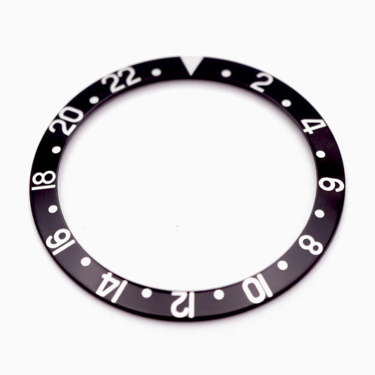 Bezel Fits Submariner Watch Black and White