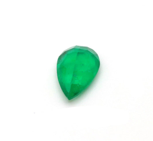 Colombian Natural  Emerald Muzo Mining 2.26 Carats F2 Natural Beryl Pear Shape
